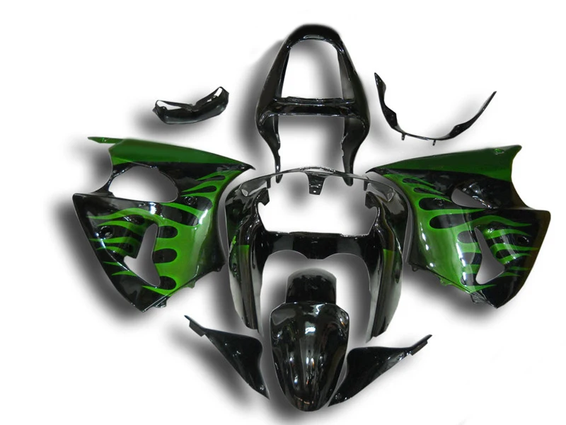 Литья под давлением обтекатель комплект для Kawasaki Ninja ZX6R 00 01 02 ZX 6R 2000 2001 2002 ABS