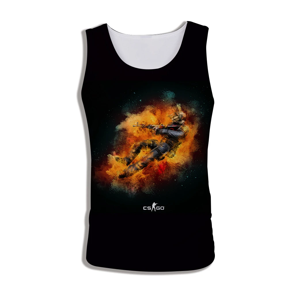 2019 summer new csgo men tank top high quality quick dry male tanktops brand clothing hip hop tops 3D CS GO Gamer Men vest
2019 summer new csgo men tank top high quality quick dry male tanktops brand clothing hip hop tops 3D CS GO Gamer Men vest