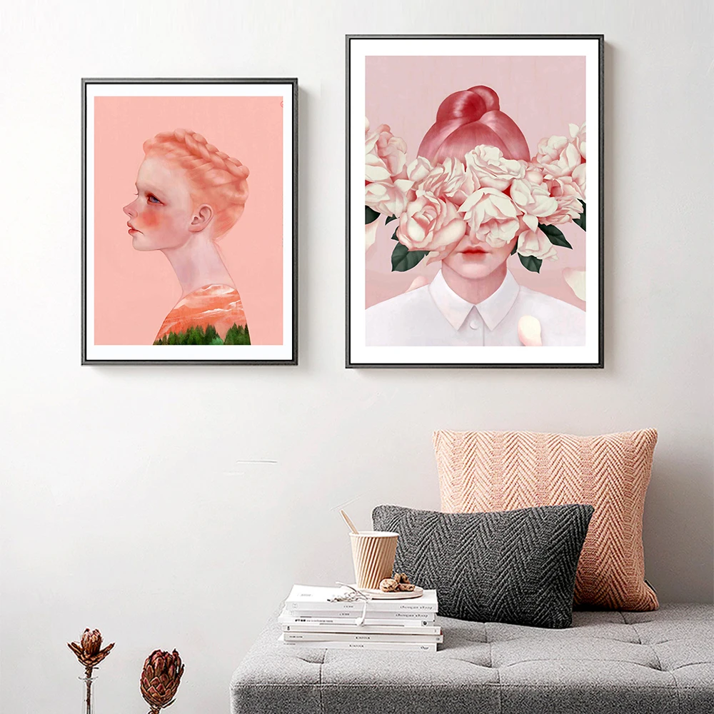 Modern Fashion Art Flower Girl Portrait Oil Painting Canvas Prints Nordic Decoration Home Posters Wall Picture For Living Room
Modern Fashion Art Flower Girl Portrait Oil Painting Canvas Prints Nordic Decoration Home Posters Wall Picture For Living Room
