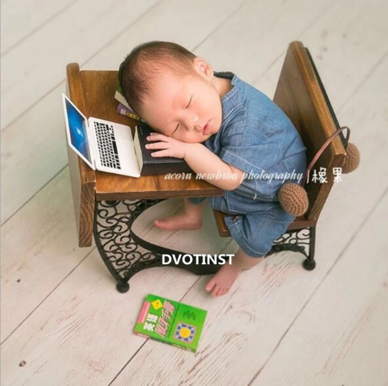 Dvotinst Newborn Photography Props Baby Posing Retro Desk Chair Cute Mini Wooden Fotografia Accessorio Studio Shoot Photo Props
Dvotinst Newborn Photography Props Baby Posing Retro Desk Chair Cute Mini Wooden Fotografia Accessorio Studio Shoot Photo Props