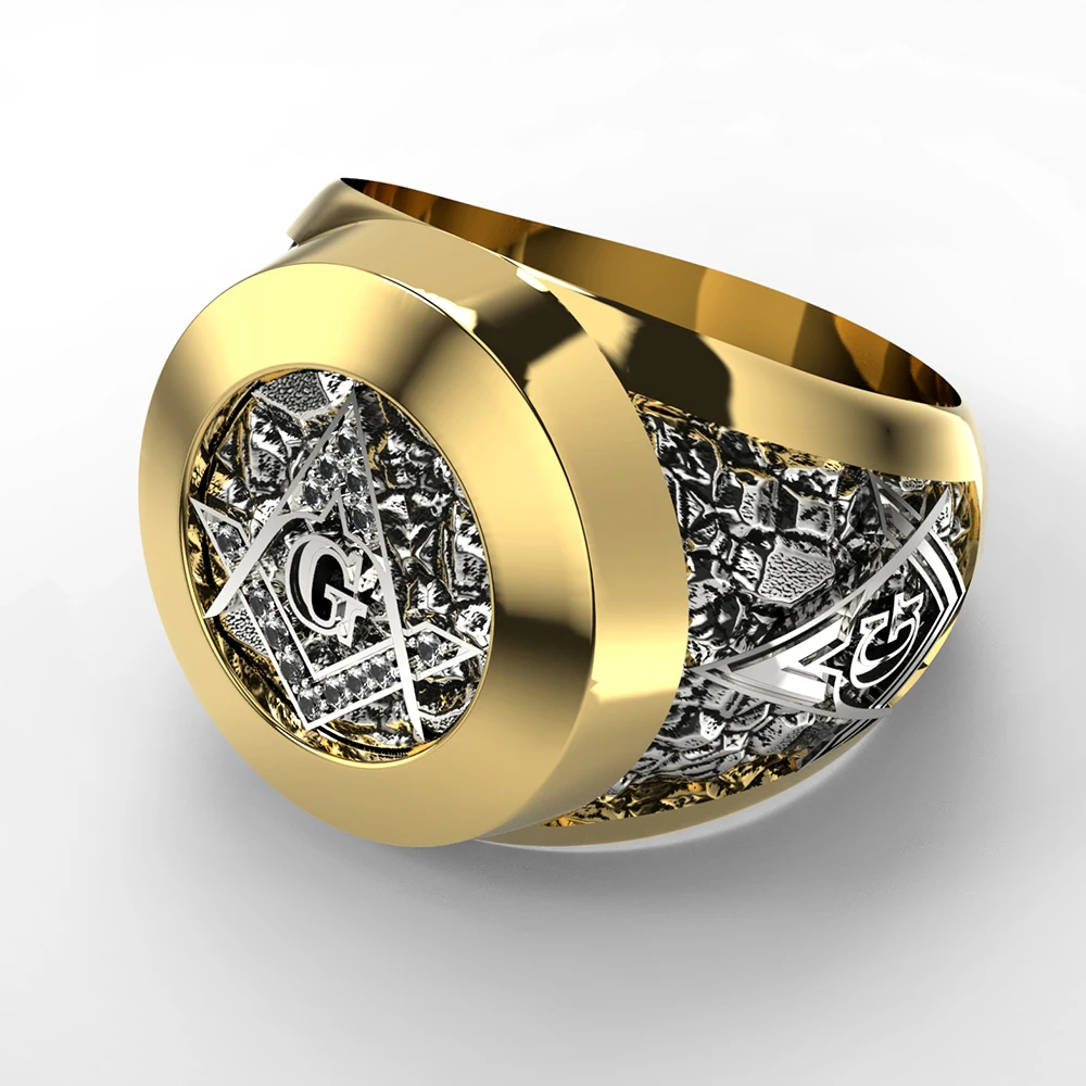 Fashion Stainless Steel Masonic Ring Inlaid Rhinestone Freemason Symbol G Templar Freemasonry Rings
Fashion Stainless Steel Masonic Ring Inlaid Rhinestone Freemason Symbol G Templar Freemasonry Rings