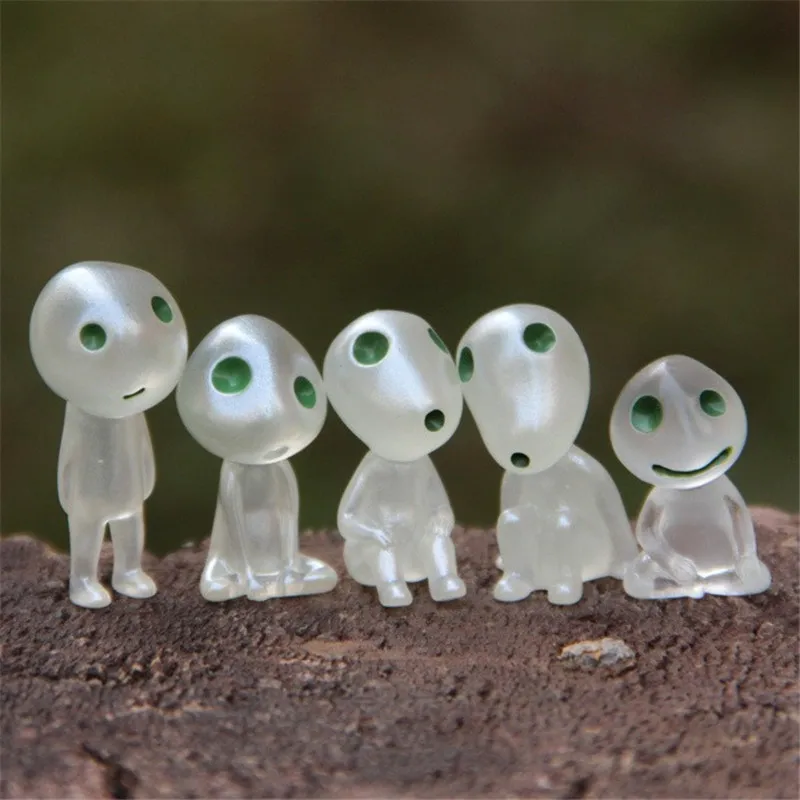 5pcs/Lot Kids Toys Princess Mononoke Luminous Tree Elves Spirit Kodama Gardening Potted Decoration Micro Landscape Toys 3cm
5pcs/Lot Kids Toys Princess Mononoke Luminous Tree Elves Spirit Kodama Gardening Potted Decoration Micro Landscape Toys 3cm