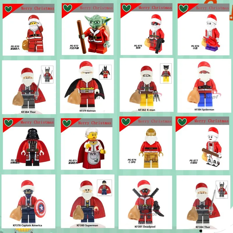 Legoing Christmas Festival Gift Jack Yoda Master Batman Darth Vader Building Blocks Model Compatible With Legoings Figures Toys
Legoing Christmas Festival Gift Jack Yoda Master Batman Darth Vader Building Blocks Model Compatible With Legoings Figures Toys