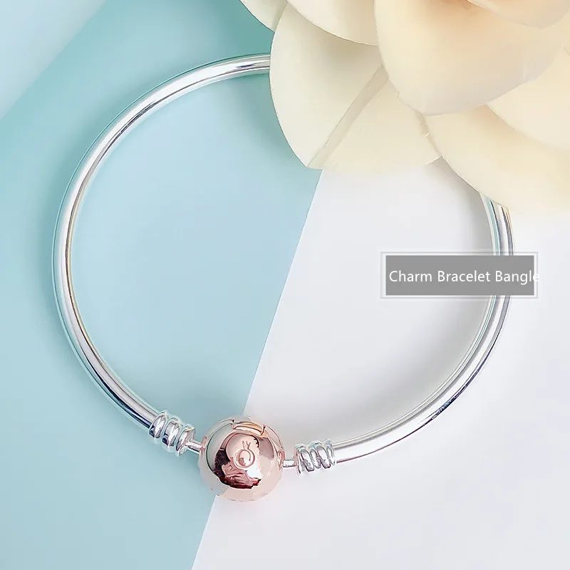 2019 Euro Charm logo Carving 925 chain pandoras silver bracelet women bangle jewelry gift,1pz
2019 Euro Charm logo Carving 925 chain pandoras silver bracelet women bangle jewelry gift,1pz