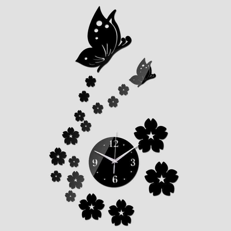 Plastic real acrylic large pattern mirror wall sticker wall clock Abstract modern design 3d interior decoration living room
Plastic real acrylic large pattern mirror wall sticker wall clock Abstract modern design 3d interior decoration living room