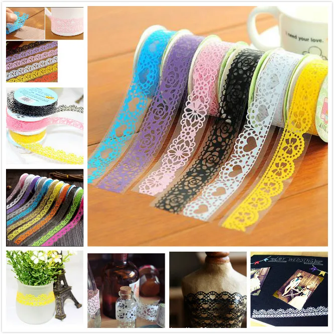 1Pcs 1.8cm*1m Lace Hollow Sticky Adhesive Tape Sticker DIY Craft Trim Gift Deco Stickers Lace Tape Paper Craft Pattern Random
1Pcs 1.8cm*1m Lace Hollow Sticky Adhesive Tape Sticker DIY Craft Trim Gift Deco Stickers Lace Tape Paper Craft Pattern Random