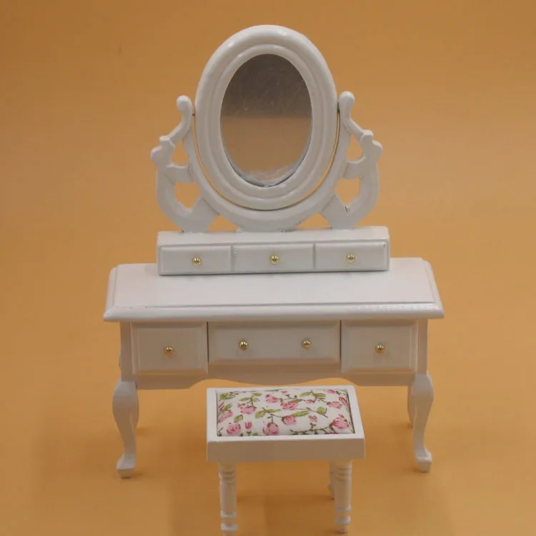 A02-X010 children baby gift Toy 1:12 Dollhouse mini Furniture Miniature rement white color Dressing table 2pcs/set
A02-X010 children baby gift Toy 1:12 Dollhouse mini Furniture Miniature rement white color Dressing table 2pcs/set