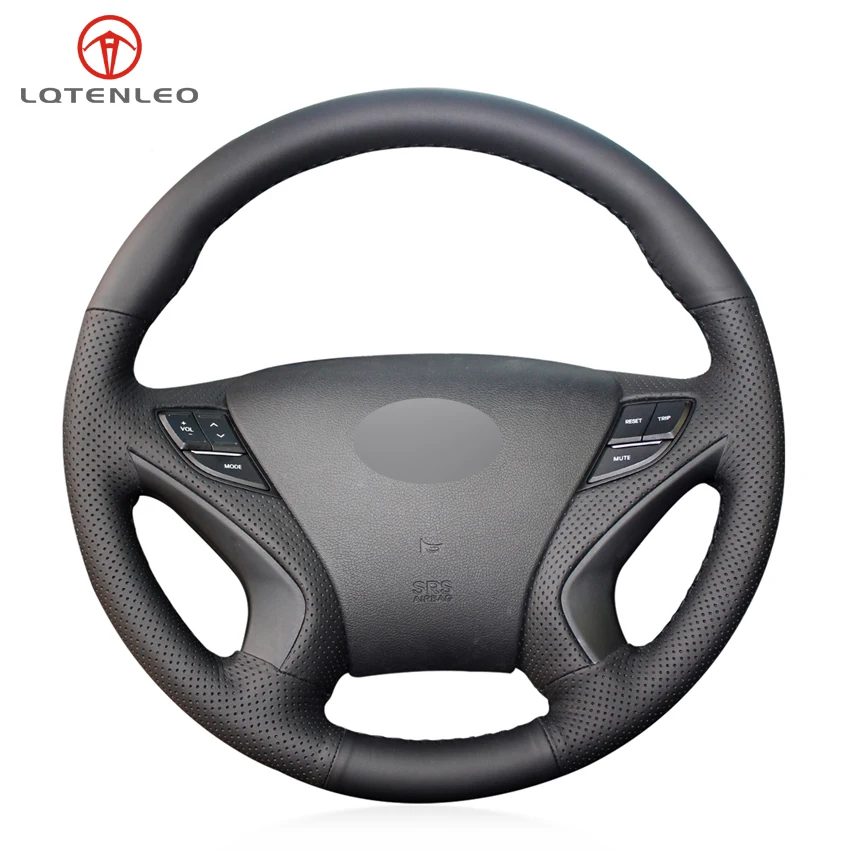 LQTENLEO Black PU Artificial Leather Hand Sew Car Steering Wheel Cover For Hyundai Sonata 8 2011 2012 2013 2014
LQTENLEO Black PU Artificial Leather Hand Sew Car Steering Wheel Cover For Hyundai Sonata 8 2011 2012 2013 2014