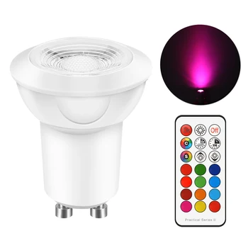 E27 GU10 RGB Light Bulb Night Light Lamp Timing Controlle 85-265V RGB Led Light Spotlight + IR Remote Control,16 Color Changing
E27 GU10 RGB Light Bulb Night Light Lamp Timing Controlle 85-265V RGB Led Light Spotlight + IR Remote Control,16 Color Changing