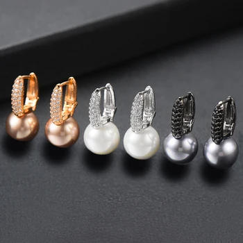 GODKI Luxury Simulated Pearl Hoop Earrings For Women Earrings in Jewelry Charms Elegant Full Mirco Cubic Zircon Dubai Wedding
GODKI Luxury Simulated Pearl Hoop Earrings For Women Earrings in Jewelry Charms Elegant Full Mirco Cubic Zircon Dubai Wedding