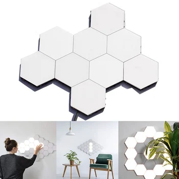 LED Wall Light Hexagonal Night Lamp Quantum Geometry Touching for Home Bedrooms ALI88
LED Wall Light Hexagonal Night Lamp Quantum Geometry Touching for Home Bedrooms ALI88