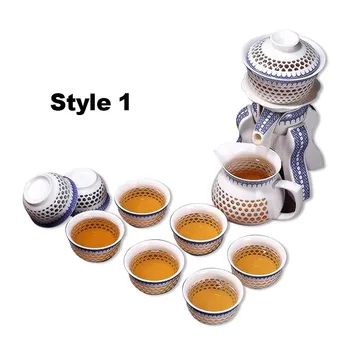 S/11 Hollow-Out Porcelain Teasets Automatic Tea Sets Puer Tea Green Tea Teapot Gaiwan Tea Cup
S/11 Hollow-Out Porcelain Teasets Automatic Tea Sets Puer Tea Green Tea Teapot Gaiwan Tea Cup