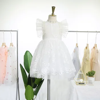 Roimyal Wholesale 2019 summer new girls 3-8 years old girl princess mesh embroidery flowers pure white elegant fluffy dress
Roimyal Wholesale 2019 summer new girls 3-8 years old girl princess mesh embroidery flowers pure white elegant fluffy dress