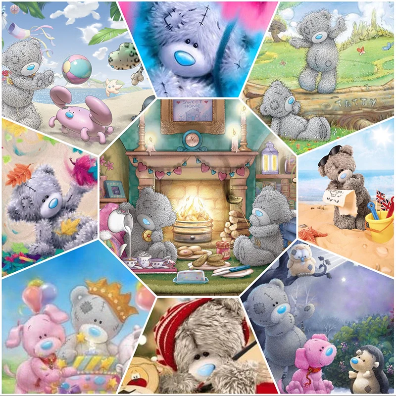 Lovely Bear Puzzle room decor full square Embroidery Pattern diamond 5D DIY paintings Cross stitch kits wall stickers RS2045
Lovely Bear Puzzle room decor full square Embroidery Pattern diamond 5D DIY paintings Cross stitch kits wall stickers RS2045