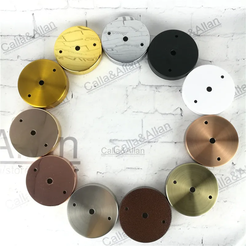 Vintage DIY lighting canopy sample order D100mm*H20mm antique brass rose gold 11 color finished iron ceiling plate
Vintage DIY lighting canopy sample order D100mm*H20mm antique brass rose gold 11 color finished iron ceiling plate