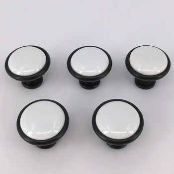 Ceramic Zinc Alloy Kitchen Cabinet Furniture Handle knob Cupboard Closet Door Drawer Porcelain Pull Handles Knobs Black & White
Ceramic Zinc Alloy Kitchen Cabinet Furniture Handle knob Cupboard Closet Door Drawer Porcelain Pull Handles Knobs Black & White