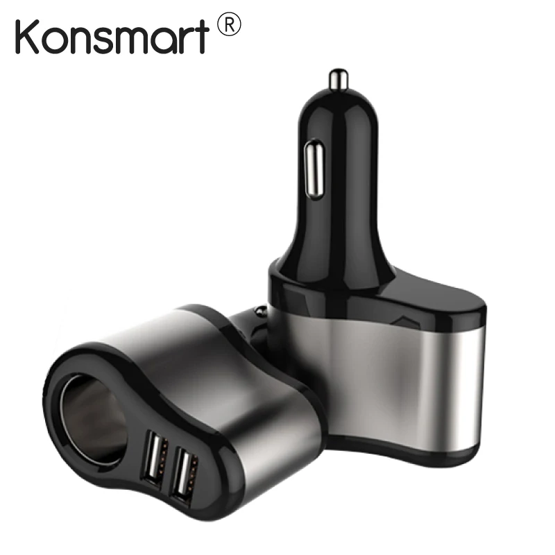 1Pcs 3 in 1 Car Chargers, 2 USB Ports+Cigarette Lighter Car Charger For Mobile Phones MP4 MP3 PC Cameras Bluetooth Speakers
1Pcs 3 in 1 Car Chargers, 2 USB Ports+Cigarette Lighter Car Charger For Mobile Phones MP4 MP3 PC Cameras Bluetooth Speakers