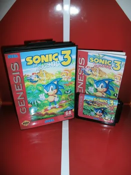 Sonic the hedgehog 3 III game cartridge with box and manual 16 bit MD card for Sega MegaDrive for Genesis
Sonic the hedgehog 3 III game cartridge with box and manual 16 bit MD card for Sega MegaDrive for Genesis