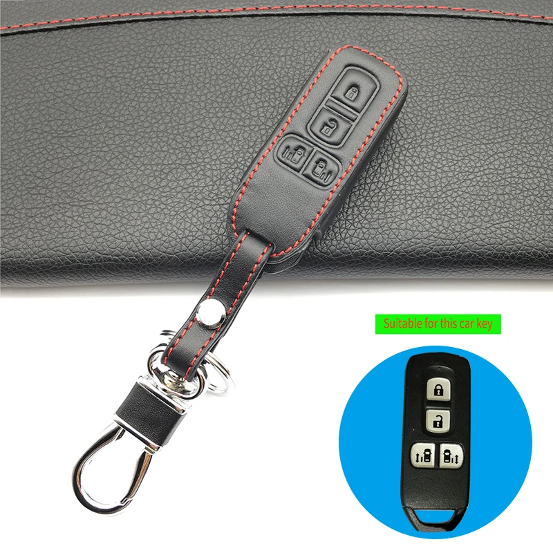 Car Leather Key Case Key Case Remote Control Motorcycle Key Wallet For Honda n-one N-BOX N wagon Plus 2018 New Keypad 4 Buttons
Car Leather Key Case Key Case Remote Control Motorcycle Key Wallet For Honda n-one N-BOX N wagon Plus 2018 New Keypad 4 Buttons