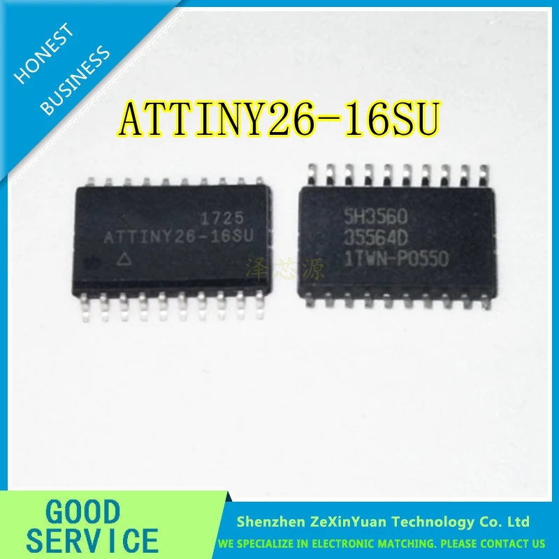 5 шт./лот ATTINY26-16SU ATTINY26 8-битный микроконтроллер с 2K байтами Flash SOP20 new | Электроника