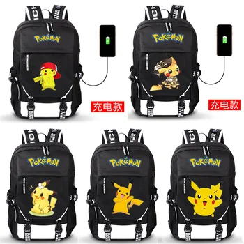 Cartoon Backpack Pikachu Go Squirtle USB Charging Teenager Bookbag School Bag Travel Laptop Shoulder Bag backpack women
Cartoon Backpack Pikachu Go Squirtle USB Charging Teenager Bookbag School Bag Travel Laptop Shoulder Bag backpack women