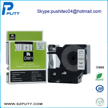 Hot Sale 5pcs/lot Compatible 19mm Black on White DYMO D1 Tape Cartridge 45803 for Dymo LabelWorks Printer
Hot Sale 5pcs/lot Compatible 19mm Black on White DYMO D1 Tape Cartridge 45803 for Dymo LabelWorks Printer