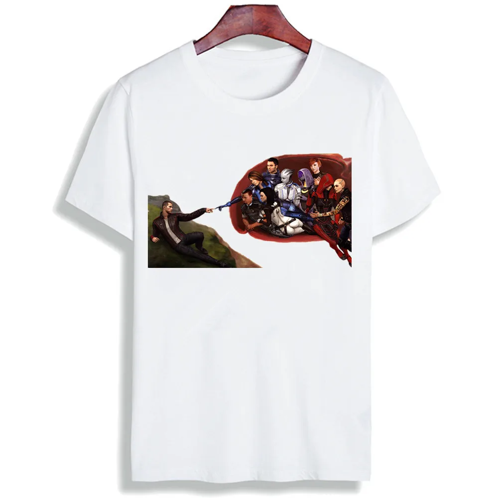 Fashion Short Sleeve T Shirt Mass Effect Modern Video Game Printed 100% Cotton Top Tees O Neck T-Shirt Unisex TShirt
Fashion Short Sleeve T Shirt Mass Effect Modern Video Game Printed 100% Cotton Top Tees O Neck T-Shirt Unisex TShirt