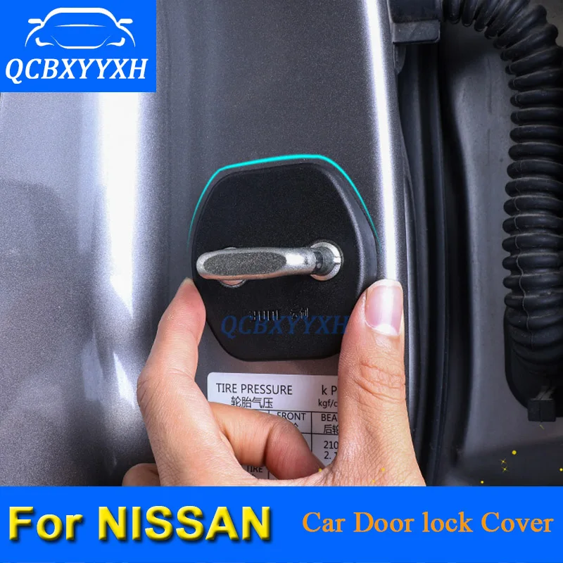 Car Door Lock Protective Cover For Nissan Tiida Rogue Qashqai X-Trail Kicks Teana NV200 Car Door Lock Decoration Auto Cover
Car Door Lock Protective Cover For Nissan Tiida Rogue Qashqai X-Trail Kicks Teana NV200 Car Door Lock Decoration Auto Cover