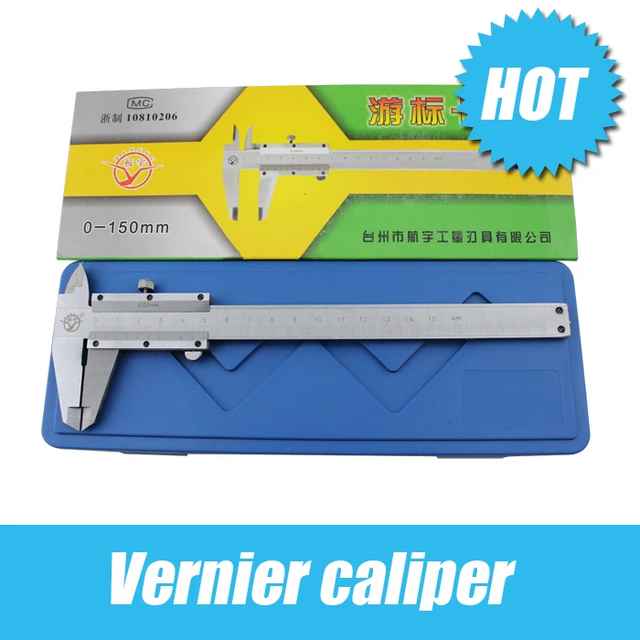 Vernier caliper manual measurement tools 0-150mm range 0.1mm precision Hardware Tools / Jewelry Tools Measuring Tools goldsmith
Vernier caliper manual measurement tools 0-150mm range 0.1mm precision Hardware Tools / Jewelry Tools Measuring Tools goldsmith