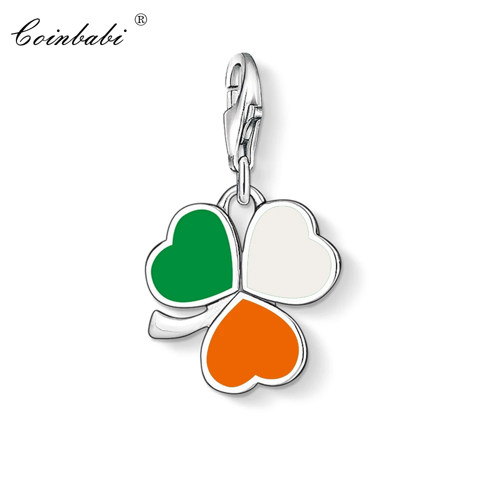 Charm Pendant Irish Cloverleaf,2018 Fashion Jewelry Trendy Real Pure 925 Sterling Silver Gift For Women Fit Bracelet Necklace
Charm Pendant Irish Cloverleaf,2018 Fashion Jewelry Trendy Real Pure 925 Sterling Silver Gift For Women Fit Bracelet Necklace