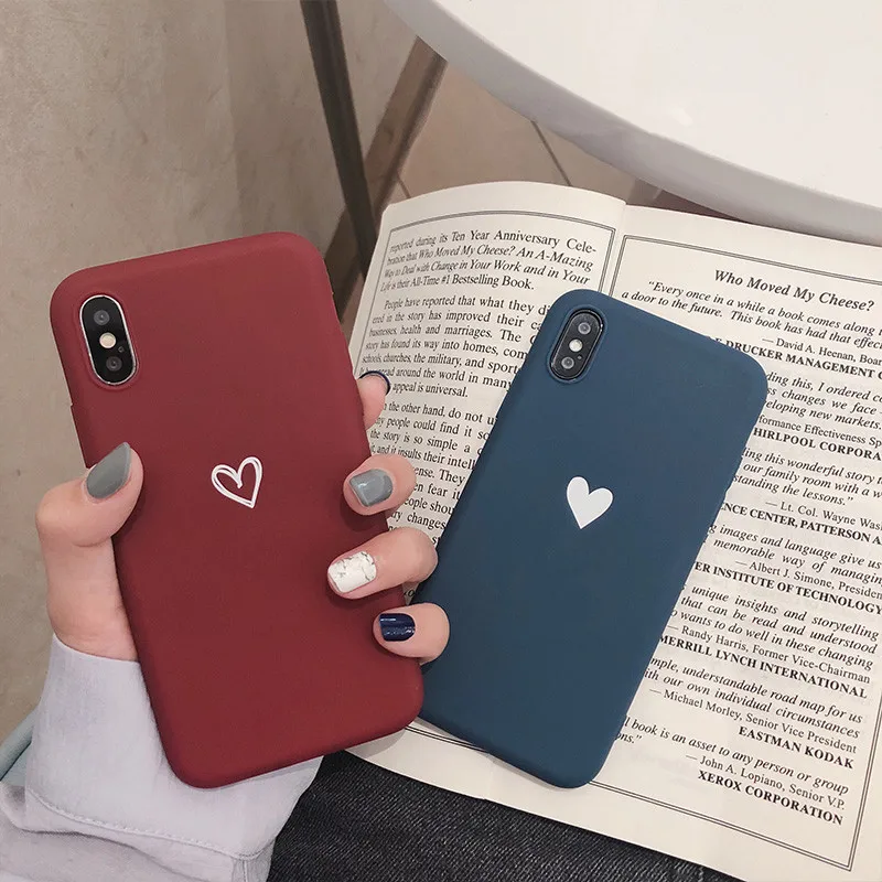 Love Heart Pattern Phone Cases For XS Max XR X Soft TPU Silicone Ultra-thin Simple Back Cover For Iphone 6 6S 7 8 Plus
Love Heart Pattern Phone Cases For XS Max XR X Soft TPU Silicone Ultra-thin Simple Back Cover For Iphone 6 6S 7 8 Plus