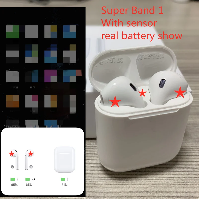 New Band 1 AP with smart sensor Wireless Bluetooth Connect Headphone & Earphone For iP 7 8 X XS Max Pad High quality
New Band 1 AP with smart sensor Wireless Bluetooth Connect Headphone & Earphone For iP 7 8 X XS Max Pad High quality