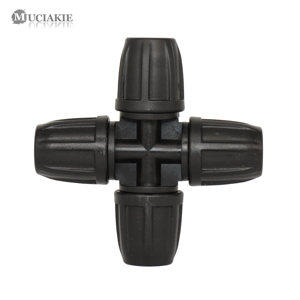 MUCIAKIE 50PCS Tubing Cross Water Splitter with Lock Garden Hose Barb Connector for Water Irrigation Joint 8/11mm 3/8'' Hose
MUCIAKIE 50PCS Tubing Cross Water Splitter with Lock Garden Hose Barb Connector for Water Irrigation Joint 8/11mm 3/8'' Hose