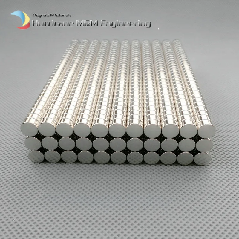100-2000pcs NdFeB Disc Magnet 1/4"x1/8" Diameter 6.35x3.175 mm Neodymium Magnets Grade N42 NiCuNi Plated Axially Magnetized
100-2000pcs NdFeB Disc Magnet 1/4"x1/8" Diameter 6.35x3.175 mm Neodymium Magnets Grade N42 NiCuNi Plated Axially Magnetized