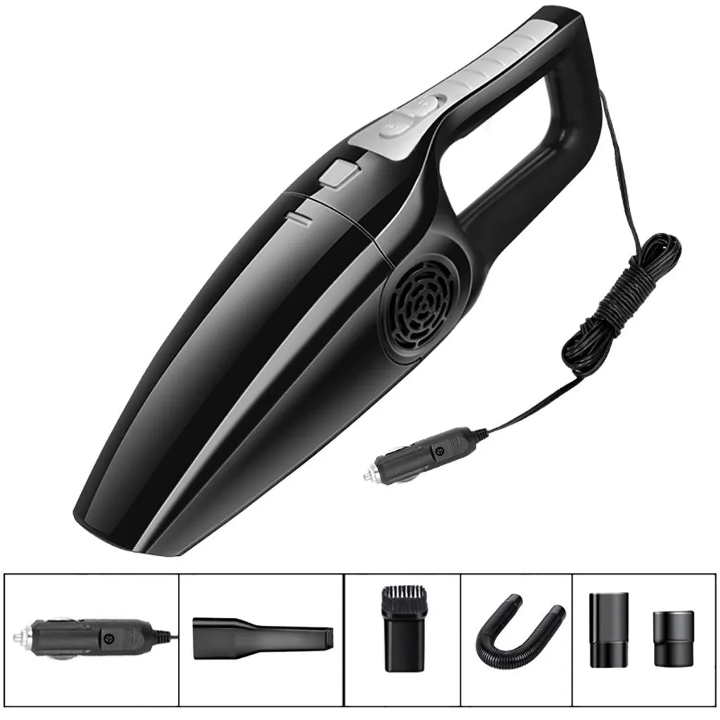 Appliance - Car Vacuum Cleaner 120W Portable Handheld Vacuum Cleaner Wet and Dry Dual Use Car Vacuum 12V