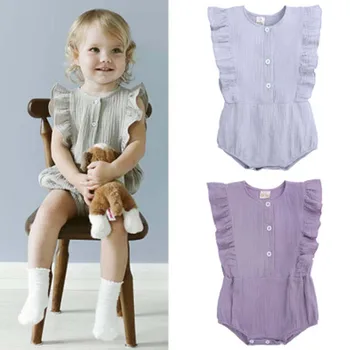 New Kids Baby Bodysuits Summer Sleeveless Solid Cotton Baby Jumpsuit Toddler Girl Clothes Infant Newborn Baby Children Clothing
New Kids Baby Bodysuits Summer Sleeveless Solid Cotton Baby Jumpsuit Toddler Girl Clothes Infant Newborn Baby Children Clothing