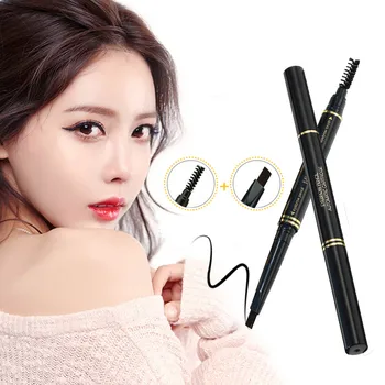 Eyebrow pencil natural waterproof Dual-use Automatic Rotating Double-headed Triangle Automatic Eyebrow Pencil Sweat-proof Y605
Eyebrow pencil natural waterproof Dual-use Automatic Rotating Double-headed Triangle Automatic Eyebrow Pencil Sweat-proof Y605
