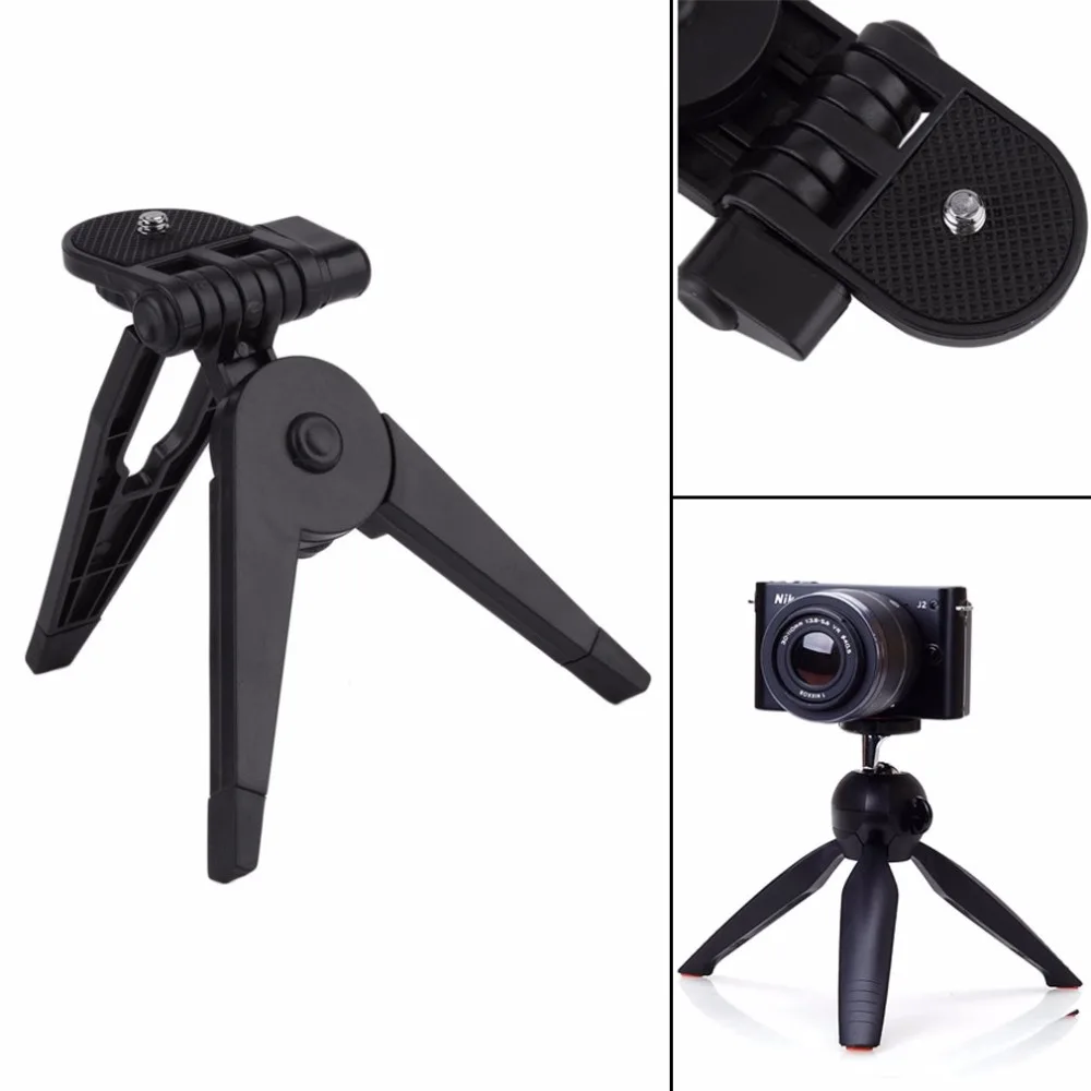 New Portable Mini Plastic Foldable Photography Tripod Desk Standard Tripod Mount for Camcorder Digital Camera DSLR & SLR
New Portable Mini Plastic Foldable Photography Tripod Desk Standard Tripod Mount for Camcorder Digital Camera DSLR & SLR