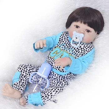 Bebe menino reborn com corpo de silicone 23"57cm Full vinyl silicone reborn baby boy dolls toys gift bonecas
Bebe menino reborn com corpo de silicone 23"57cm Full vinyl silicone reborn baby boy dolls toys gift bonecas