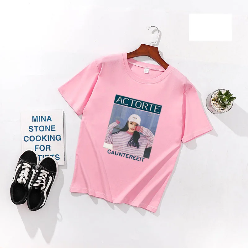Fashion Girl Print Women T shirts Spring Summer Short Sleeve O Neck Cotton Spandex Women Tops Tees Slim Fit Women T-shirts
Fashion Girl Print Women T shirts Spring Summer Short Sleeve O Neck Cotton Spandex Women Tops Tees Slim Fit Women T-shirts