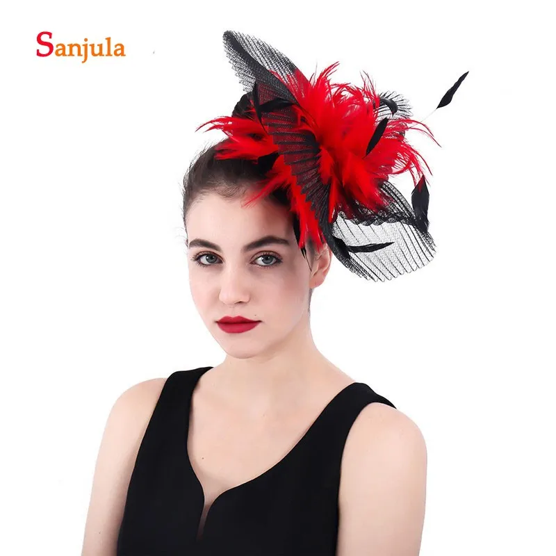 Black and Red Feathers Vintage Hats for Women Empire High Quality Celebrity Occasion Hair Headwear tocados para novia H179
Black and Red Feathers Vintage Hats for Women Empire High Quality Celebrity Occasion Hair Headwear tocados para novia H179
