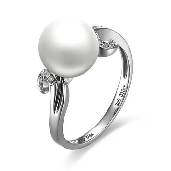 8-9mm Natural Seawater Akoya Pearl Ring GVBORI 18K Gold Pearl Diamomd Ring For Women Wedding/Party/Engagement/Women's Day Gift
8-9mm Natural Seawater Akoya Pearl Ring GVBORI 18K Gold Pearl Diamomd Ring For Women Wedding/Party/Engagement/Women's Day Gift