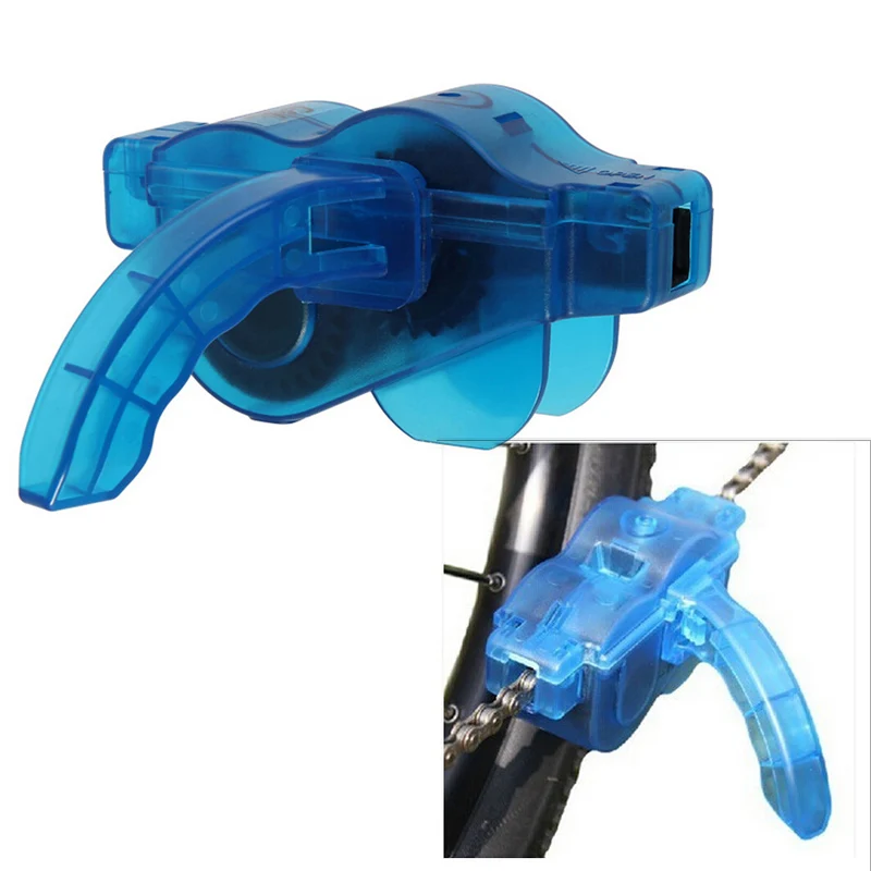 Portable Bicycle Chain Cleaner Bike Clean Machine Brushes Scrubber Wash Tool Mountain Cycling Cleaning Accessories Kit 
Portable Bicycle Chain Cleaner Bike Clean Machine Brushes Scrubber Wash Tool Mountain Cycling Cleaning Accessories Kit
