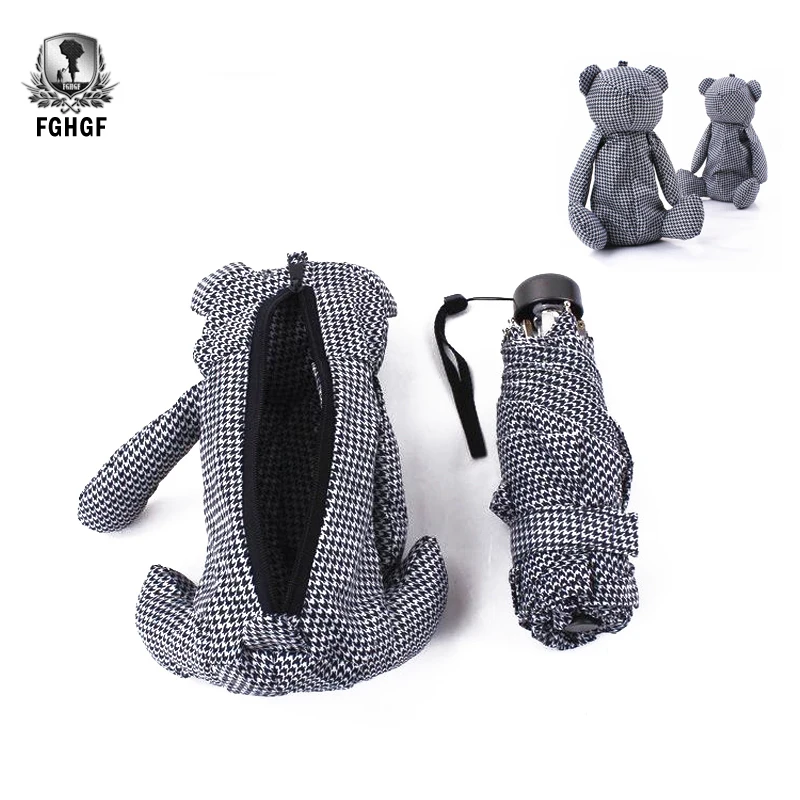 FGHGF Ultra Light Mini Bear Pocket Umbrella For Women Children Manual 5-fold Parapluie Cute Grid Little Beach Parasol
FGHGF Ultra Light Mini Bear Pocket Umbrella For Women Children Manual 5-fold Parapluie Cute Grid Little Beach Parasol