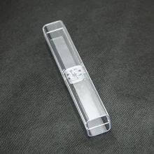 Transparente PP Caixa de Lápis de Plástico Para Crianças Presente Bonito Materiais de Escritório Escola Suprimentos Bonito estojo de lápis Caixa de Caneta(China)