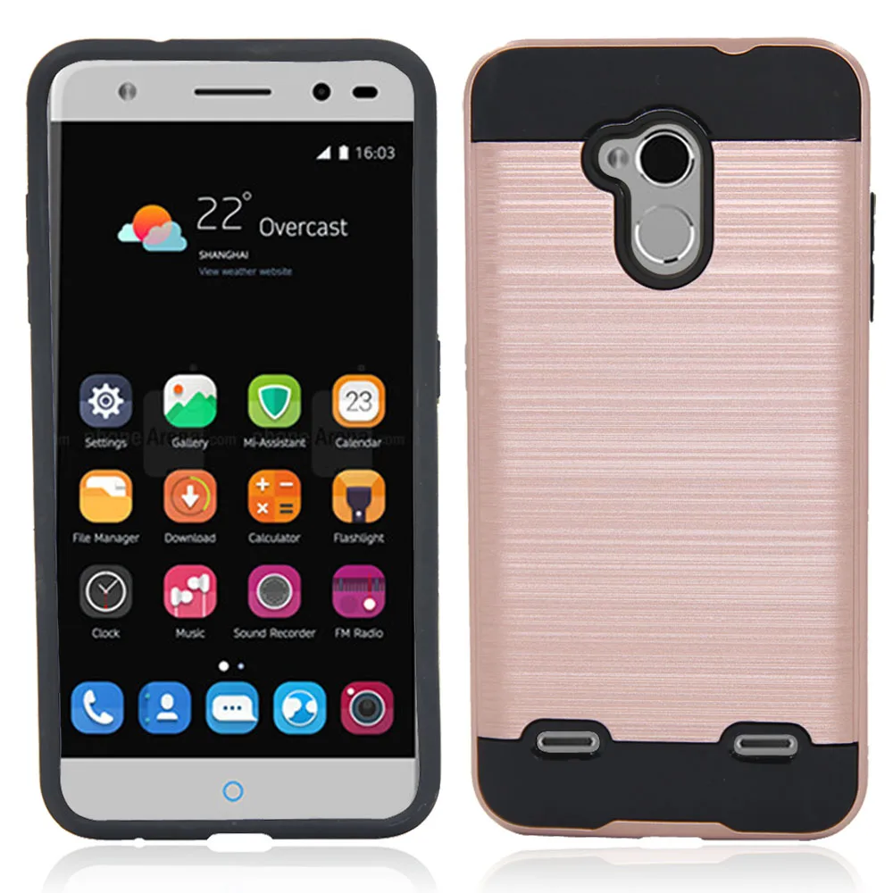 Dual Layer Silicone & PC Hard Brush Armor Case Anti Shock Thin Hybrid Cover For ZTE Blade V7 Lite / Blade V6 Plus /Blade A2 Case
Dual Layer Silicone & PC Hard Brush Armor Case Anti Shock Thin Hybrid Cover For ZTE Blade V7 Lite / Blade V6 Plus /Blade A2 Case