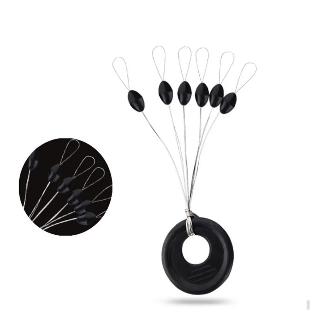 60Pcs 10Groups / Set Black Rubber Stopper Oval Bean Space Fishing Float Bobber Connector Fishing Line Tackle Accessories
60Pcs 10Groups / Set Black Rubber Stopper Oval Bean Space Fishing Float Bobber Connector Fishing Line Tackle Accessories
