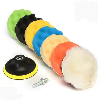 8Pcs 100mm Gross Polishing Buffing Pad Kit For Car Polishing With Drill Adapter 4 inch Polisher Pads Buffing Adhesive Backer Pad 
8Pcs 100mm Gross Polishing Buffing Pad Kit For Car Polishing With Drill Adapter 4 inch Polisher Pads Buffing Adhesive Backer Pad