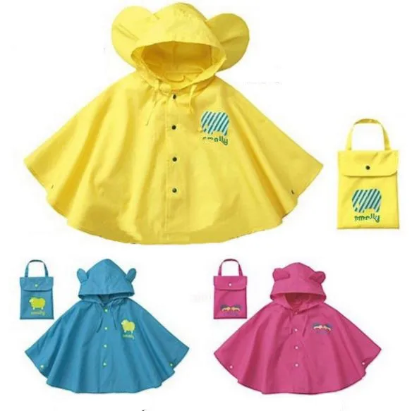 Cute Cartoon Polyester Waterproof Rain Coat Boy Children Girls Windproof Poncho Kindergarten Student Baby Poncho
Cute Cartoon Polyester Waterproof Rain Coat Boy Children Girls Windproof Poncho Kindergarten Student Baby Poncho