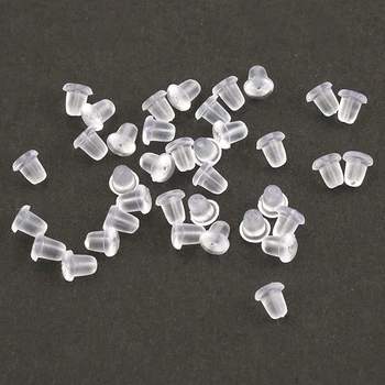 4mm 500pcs Clear Rubber Earring Backs Soft Silicone Jewelry Findings Jewelry Accessories DIY Bullet Plastic Ear Plugging cap
4mm 500pcs Clear Rubber Earring Backs Soft Silicone Jewelry Findings Jewelry Accessories DIY Bullet Plastic Ear Plugging cap